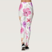 Leggings Motif de fleurs (Dos)