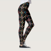 Leggings Motif de fleurs colorées (Droite)