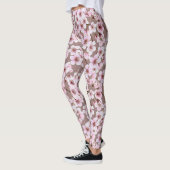 Leggings Motif de fleurs de cerisiers (Gauche)