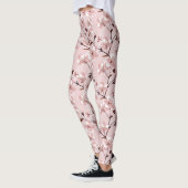 Leggings Motif de fleurs de fleurs de cerisier (Gauche)