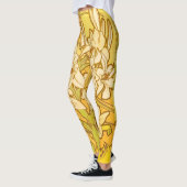 Leggings Motif de fleurs de lys d'Alphonse Mucha : Art nouv (Gauche)