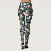 Leggings Motif de fleurs sauvages (Dos)