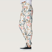 Leggings Motif de fleurs sauvages (Gauche)