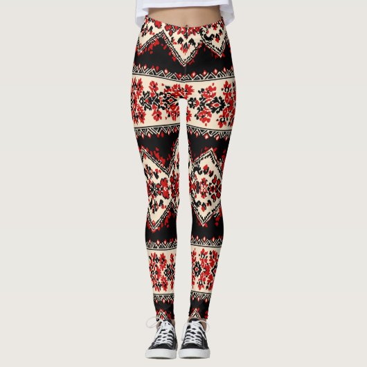 Leggings Motif de folklore slave (Devant)