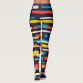 Leggings Motif de formes (Dos)