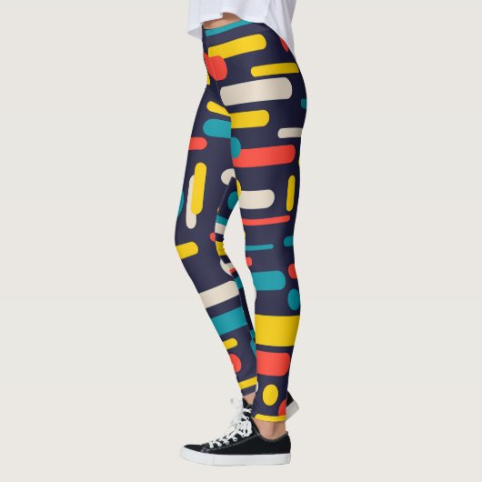 Leggings Motif de formes (Gauche)