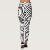 Leggings Motif de formes géométriques (Dos)