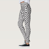 Leggings Motif de formes géométriques (Gauche)