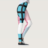 Leggings Motif de formes géométriques transparente. (Droite)