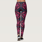 Leggings motif de fractale (Dos)
