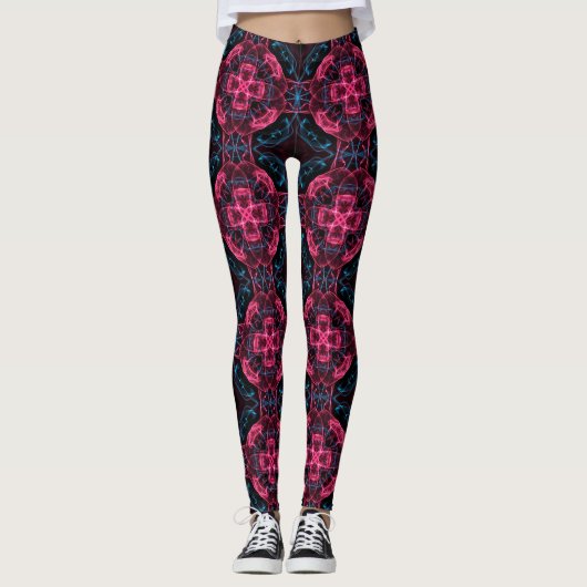 Leggings motif de fractale (Devant)