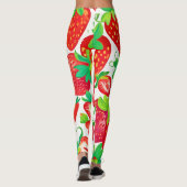 Leggings Motif de fraises (Dos)