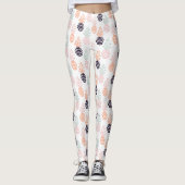 Leggings Motif de fruit d'ananas coloré d'été (Devant)