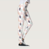 Leggings Motif de fruit d'ananas coloré d'été (Droite)