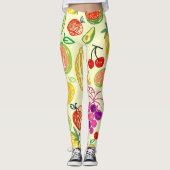 Leggings Motif de fruits (Devant)