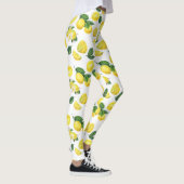 Leggings Motif de fruits aux citrons jaunes (Droite)