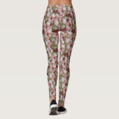 Leggings Motif de fruits de Jamun rose (Dos)