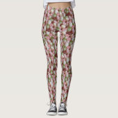 Leggings Motif de fruits de Jamun rose (Devant)