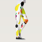 Leggings Motif de fruits de néon à lueur tropicale (Droite)