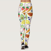 Leggings Motif de fruits et légumes modernes (Dos)