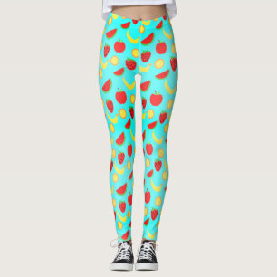 Leggings Motif de fruits sains