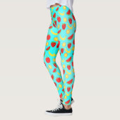 Leggings Motif de fruits sains (Gauche)
