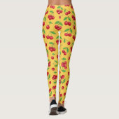Leggings Motif de fruits sans couture Cerise Douce (Dos)