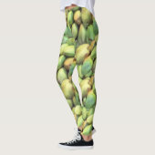 Leggings Motif de fruits tropicaux à la noix de coco (Gauche)