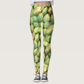 Leggings Motif de fruits tropicaux à la noix de coco (Devant)