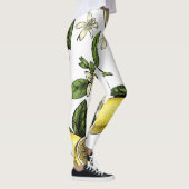 Leggings Motif de fruits tropicaux au citron (Droite)