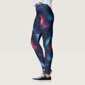 Leggings Motif de galaxie bleu foncé (Gauche)
