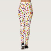 Leggings Motif de galets couleur (Dos)