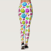 Leggings Motif de gemmes colorées (Dos)