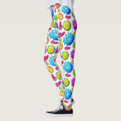 Leggings Motif de gemmes colorées (Gauche)