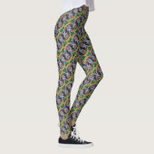Leggings motif de graffiti Abstrait (Droite)