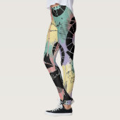 Leggings Motif de graffiti urbain coloré (10) (Gauche)