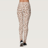 Leggings Motif de grains de café (Dos)