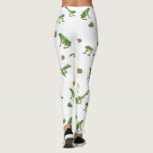 Leggings Motif de grenouille verte mignonne (Dos)