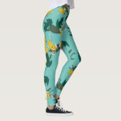 Leggings Motif de grenouilles exotiques (Droite)
