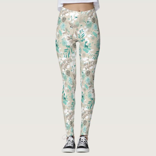Leggings Motif de jardin (Devant)