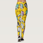 Leggings Motif de jeu de dés D20 (Dos)