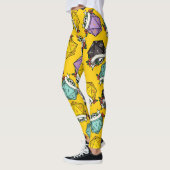 Leggings Motif de jeu de dés D20 (Gauche)