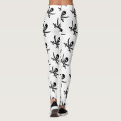 Leggings Motif de jolly roger de crâne de pirate (Dos)