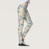 Leggings Motif de journal nautique (Droite)