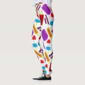Leggings Motif de la barre de traitement gelée d'été (Gauche)