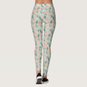 Leggings Motif de la forêt de champignons magiques