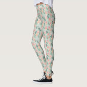 Leggings Motif de la forêt de champignons magiques (Gauche)