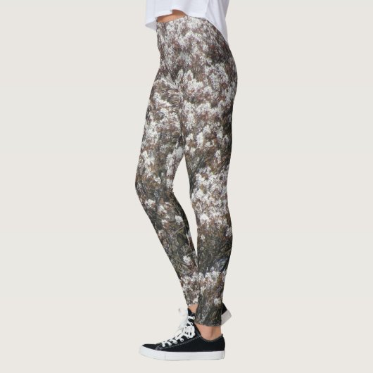 Leggings Motif de la levée de fleurs (Gauche)