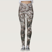 Leggings Motif de la levée de fleurs (Devant)