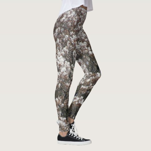Leggings Motif de la levée de fleurs (Droite)